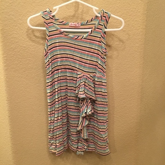 ELLA MOSS Stripe Girls Dress Size 2T - Picture 1 of 4